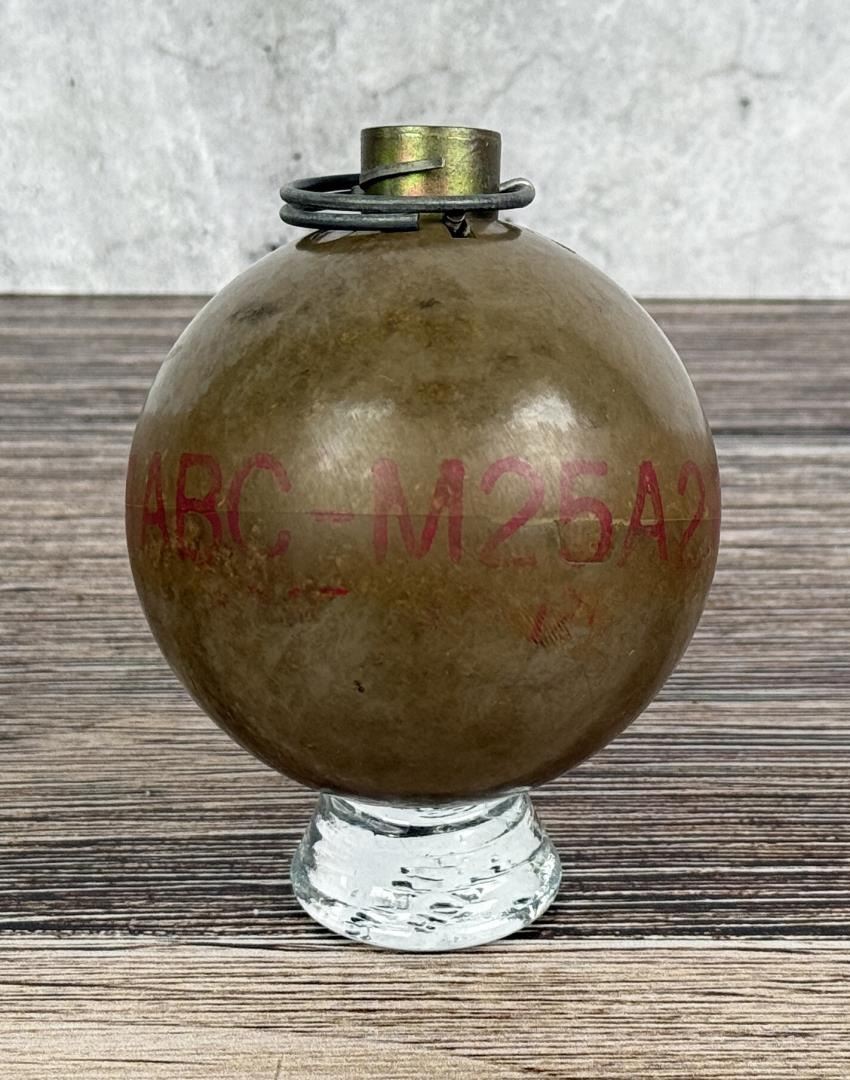 Inert Vietnam War M25A2 Riot Tear Gas Grenade