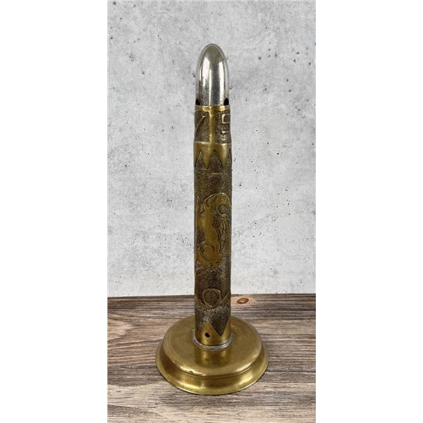 WW1 WWI USA 1902 Trench Art Shell