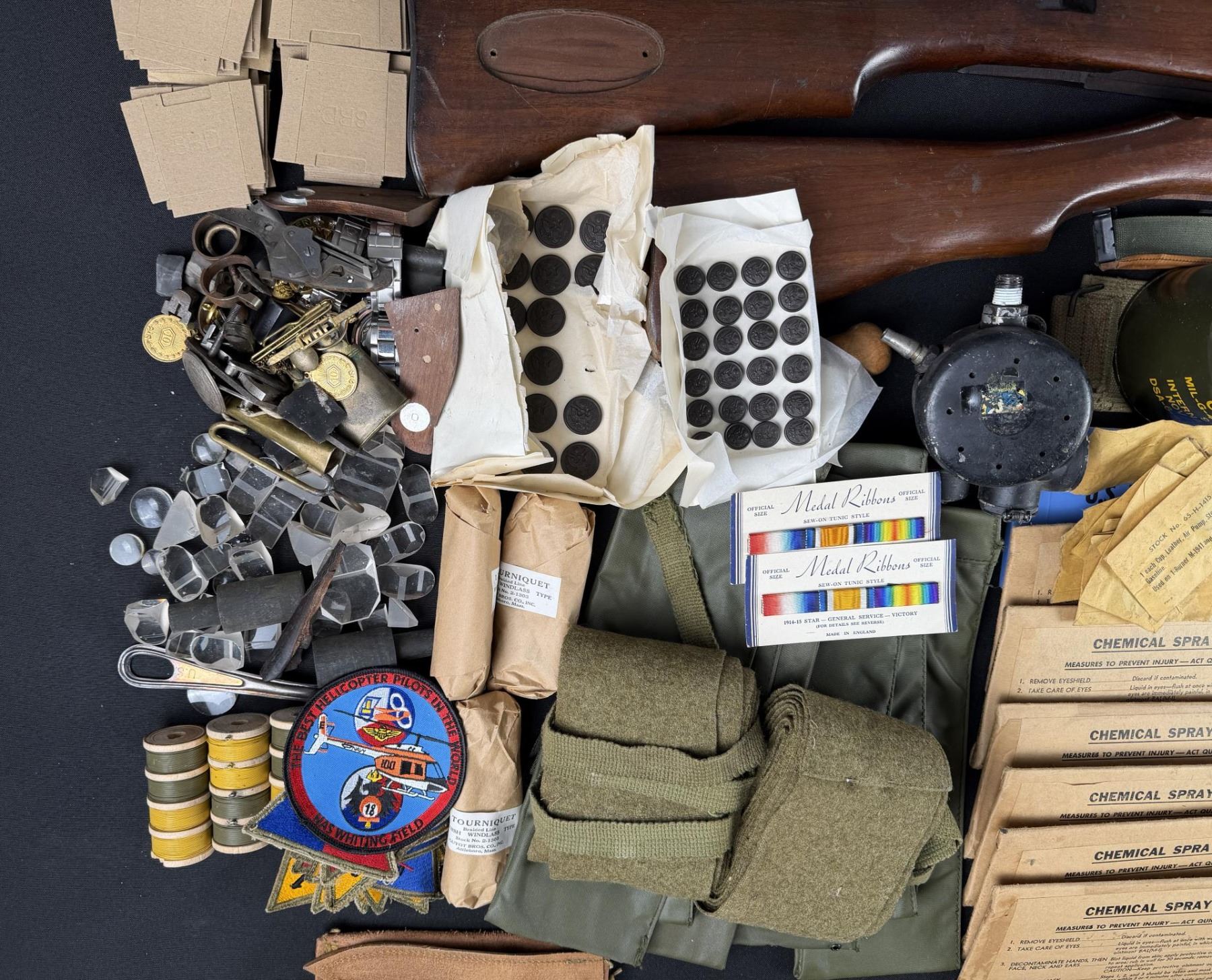 Collection of WW2 US Army Surplus