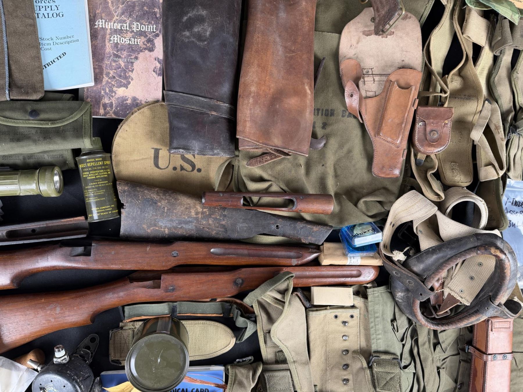 Collection of WW2 US Army Surplus
