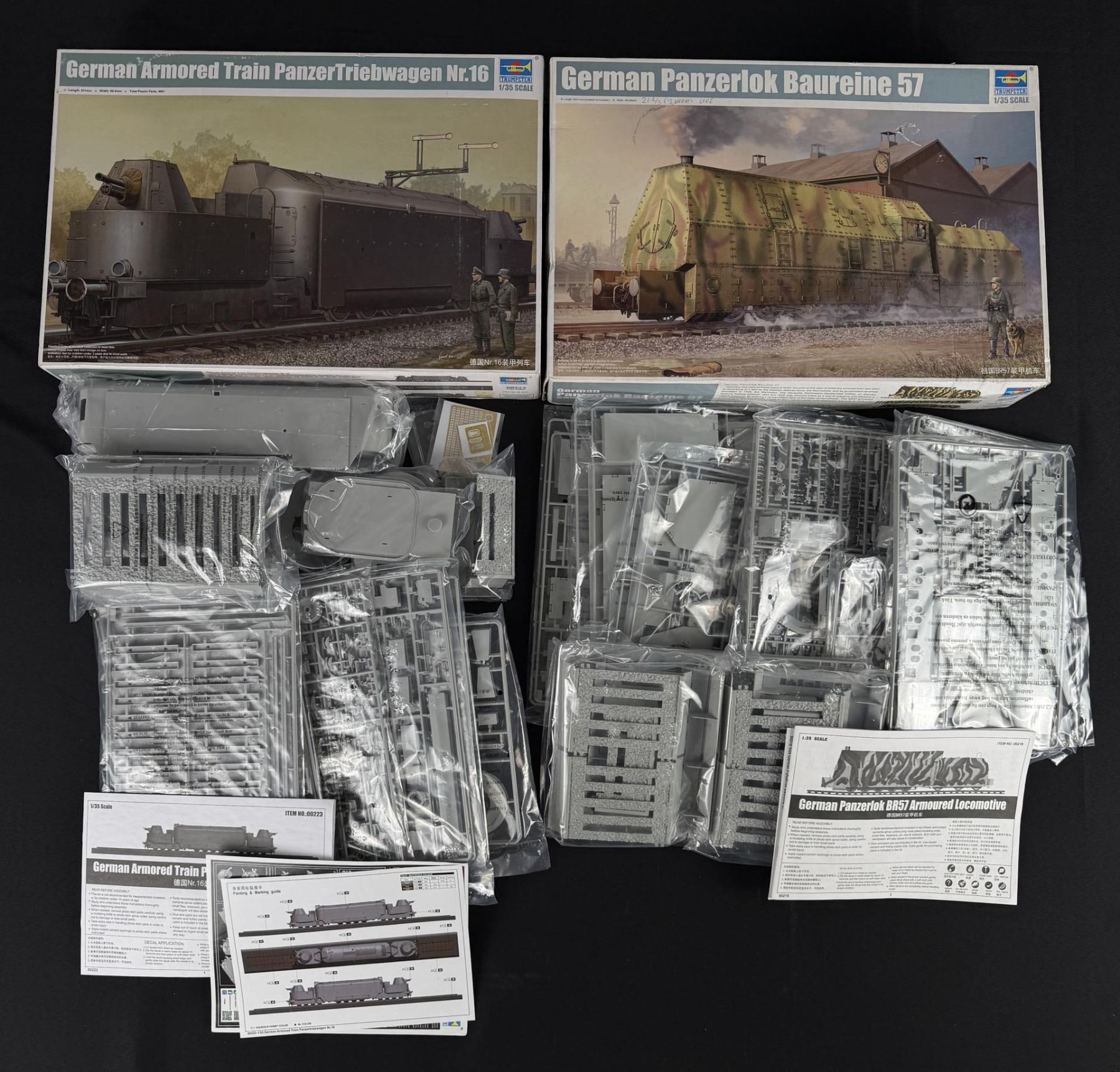 Trumpeter Train Models Trumpeter WW2 German Armored Train Models