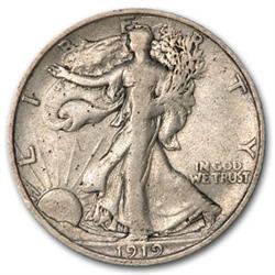Lot of 10 Walking Liberty Halves- Better Grades