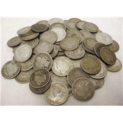 Barber Dimes 5 Different Dates