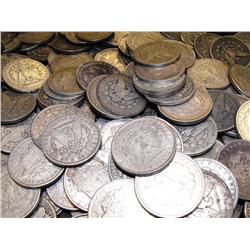 Large Lot of 200 Morgan Silver Dollars