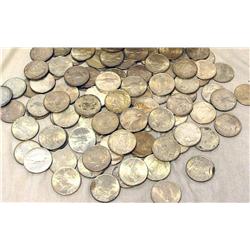 Lot of 73 Peace Silver Dollars