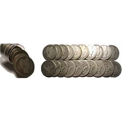 20 Barber Half Coins Date From 1892-1915 -