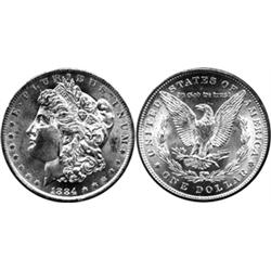 1884-O Morgan Silver Dollar- UNC-