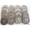 Image 1 : Roll of Mercury Dimes-Dates 30-40's