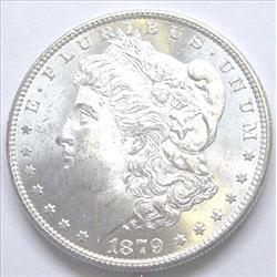 1879 S BU Morgan Silver Dollar