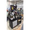 Image 1 : SMITHY GRANITE 1324-I INDUSTRIAL LATHE ON 5 DRAWER STORAGE STAND - 180 VOLTS, 7.5 AMPS, 1.5 HP