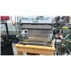 Image 1 : 30" SHEAR, PRESS BRAKE & SLIP ROLL MACHINE ON WOOD STAND 39" X 25.5" X 55"