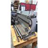 Image 5 : 30" SHEAR, PRESS BRAKE & SLIP ROLL MACHINE ON WOOD STAND 39" X 25.5" X 55"
