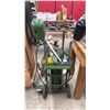 Image 3 : PORTABLE WELDING CART WITH 2 ACETYLENE TANKS, GAUGES, HOSES & TORCH TIP