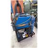 Image 1 : ULTRAMIG 135 LIGHTWEIGHT PORTABLE MIG WELDER ON PORTABLE CART WITH ACETYLENE TANK, GAUGES, HOSES &