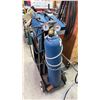 Image 3 : ULTRAMIG 135 LIGHTWEIGHT PORTABLE MIG WELDER ON PORTABLE CART WITH ACETYLENE TANK, GAUGES, HOSES &