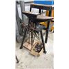 Image 1 : ANVIL ON STAND WITH ATTACHMENTS & TONGS
