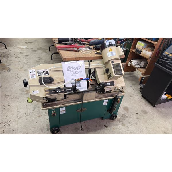 GRIZZLY INDUSTRIAL 6.5" X 10" METAL CUTTING BANDSAW G4030 - 115/230 VOLTS, 12.5/6.25 AMPS, SINGLE