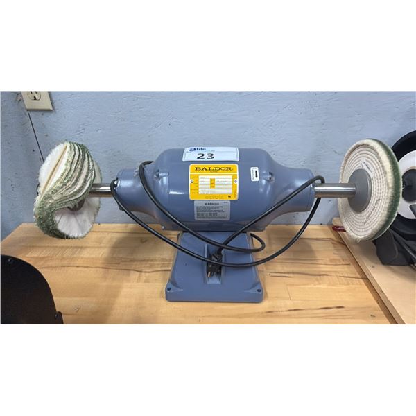 BALDOR BENCH BUFFER 332B - 115/230 VOLTS, 4.6/2.3 AMPS, SINGLE PHASE