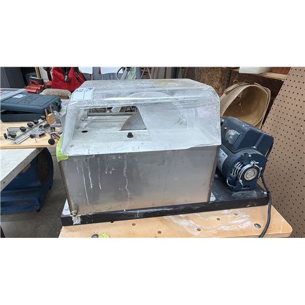 LORTONE LAPIDARY TRIM SAW TS10 WITH STAND - 115/208-230 VOLTS, SINGLE PHASE