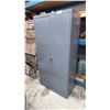 Image 1 : 2-DOOR LOCKING METAL CABINET WITH KEYS 36" X 18" X 72"