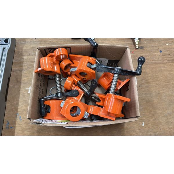 BOX OF ASSORTED PONY WOOD CLAMP HANDLES