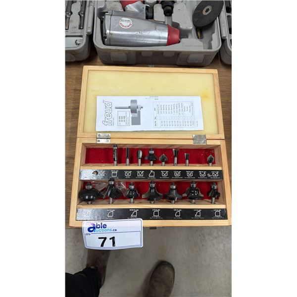 FREUD RABBETING BITS WITH BEARING SET