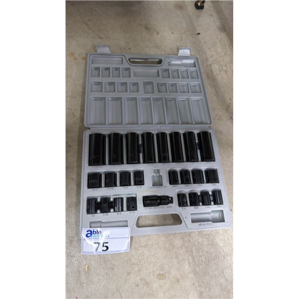 ALLTRADE PROFESSIONAL HIGH IMPACT SOCKET SET (INCOMPLETE)