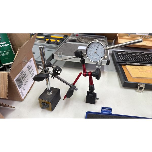 SMITHY PRECISION TOOL MARKING STAND & PRECISION GAUGE ON MAGNETIC BASE