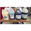 Image 2 : ASSORTED BOTTLES OF LIQUIDS INCLUDING; WAY LUBRICANT, COOLANT KING HEAVY DUTY SOLUBLE OIL METAL