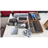 Image 1 : ASSORTED METAL ITEMS INCLUDING; WEIGHTS, WELDING RODS, STEEL PLATES & MORE