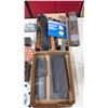 Image 2 : ASSORTED METAL ITEMS INCLUDING; WEIGHTS, WELDING RODS, STEEL PLATES & MORE