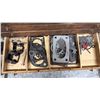 Image 6 : VINTAGE METAL 6 DRAWER HARDWARE ORGANIZER WITH ASSORTED HARDWARE CONTENTS