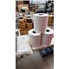 Image 1 : 3 ROLLS OF TORK CENTERFEED HAND TOWEL & BAG OF PEG 1450 POWDER