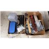 Image 1 : 2 BOXES OF ASSORTED ITEMS INCLUDING; BUILD A SCREEN HARDWARE KIT, PRESSURE ATTACHMENT, MAGNIFYING