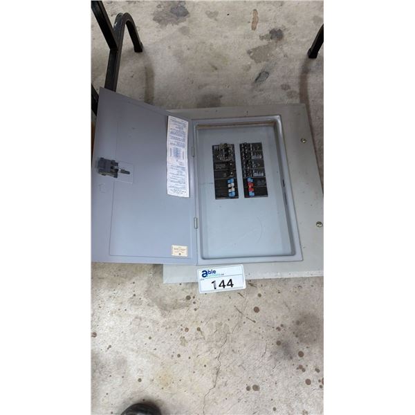 WESTINGHOUSE ELECTRICAL PANEL WITH 15 & 60 AMP BREAKERS WL1212
