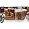 Image 2 : ASSORTED CARVER'S WOOD
