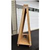 Image 2 : LARGE PORTABLE A-FRAME PEGBOARD TOOL ORGANIZER WITH PEGS