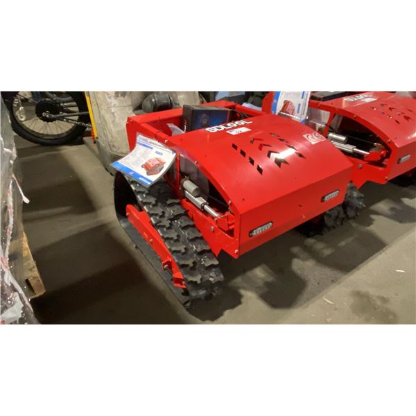 SDL800 REMOTE CONTROLLED GAS/ELECTRIC HYBRID POWERED CRAWLER LAWN MOWER WITH TRACKS