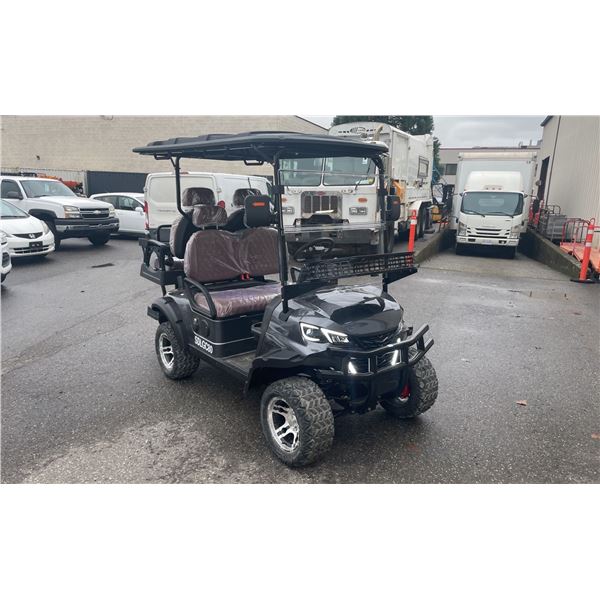 SDLANCH SDLGC80 GREY 4 SEAT ELECTRIC GOLF CART WITH 4KW AC MOTOR, 50 MILE RANGE,