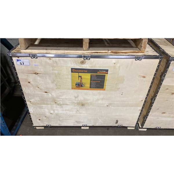 AGROTK ATK-TC24 RED 41" DIAMETER X 15"W 5511 LBS CAPACITY INDUSTRIAL TIRE CHANGER *IN CRATE*