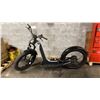 Image 2 : ALPINE RIDING A-RIDE PACIFIC COASTER FULL SUSPENSION ELECTRIC SIZE 24" FAT TIRE SCOOTER, BLACK,