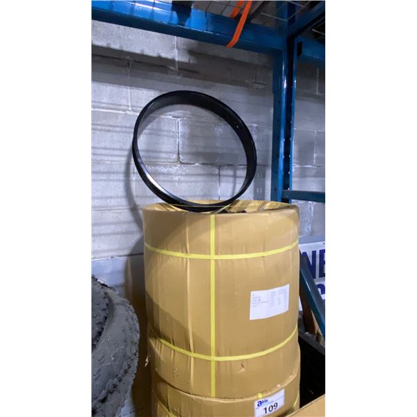 CASE OF 7 HC-5178 24" WIDE TIRE BICYCLE RIMS, SHINY BLACK