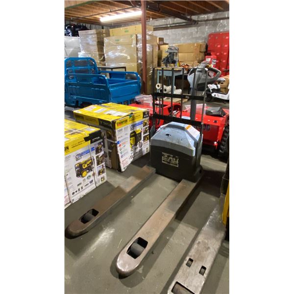 UTILEV UT15WE 24V ELECTRIC WALK BEHIND PALLET JACK, LOAD CAPACITY 3,300 LBS/1.5T