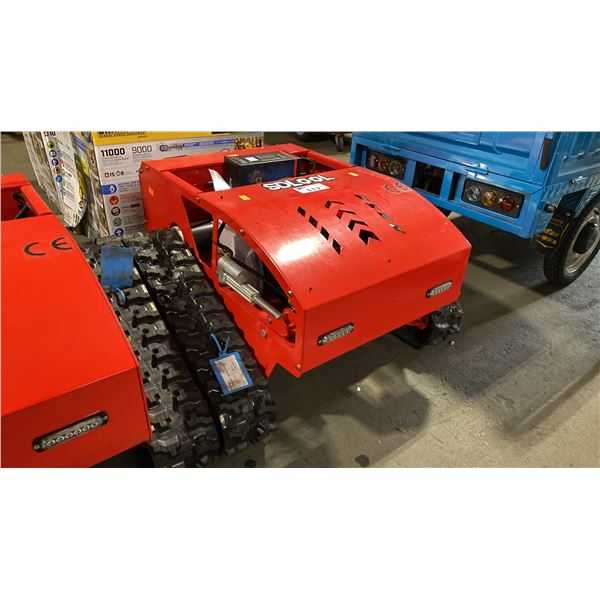 SDL800 REMOTE CONTROLLED GAS/ELECTRIC HYBRID POWERED CRAWLER LAWN MOWER WITH TRACKS