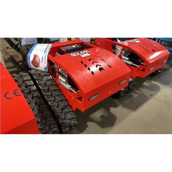SDL800 REMOTE CONTROLLED GAS/ELECTRIC HYBRID POWERED CRAWLER LAWN MOWER WITH TRACKS