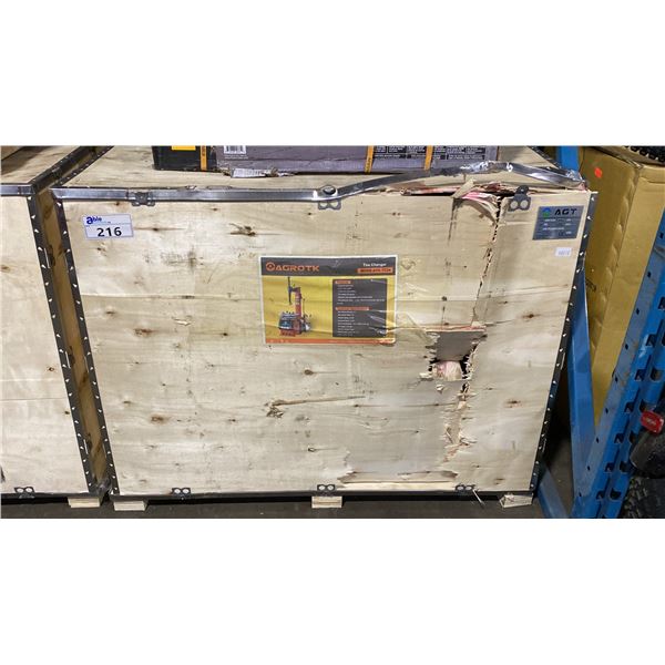 AGROTK ATK-TC24 RED 41" DIAMETER X 15"W 5511 LBS CAPACITY INDUSTRIAL TIRE CHANGER *IN CRATE*