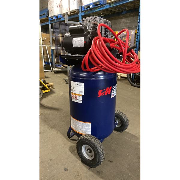 CAMPBELL HAUSFELD 2HP, 30 GALLON BLUE VERTICAL AIR COMPRESSOR