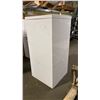 Image 3 : WHITE METAL SINGLE DOOR LOCKING EMERGENCY SUPPLIES CABINET WITH KEY APPROX 23"W X 23"D X 48"H