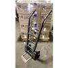 Image 4 : BLUE SOLID TIRE HAND TRUCK WITH 2 ASSORTED SIZE EQUIPMENT TIRES