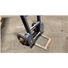 Image 5 : BLUE SOLID TIRE HAND TRUCK WITH 2 ASSORTED SIZE EQUIPMENT TIRES